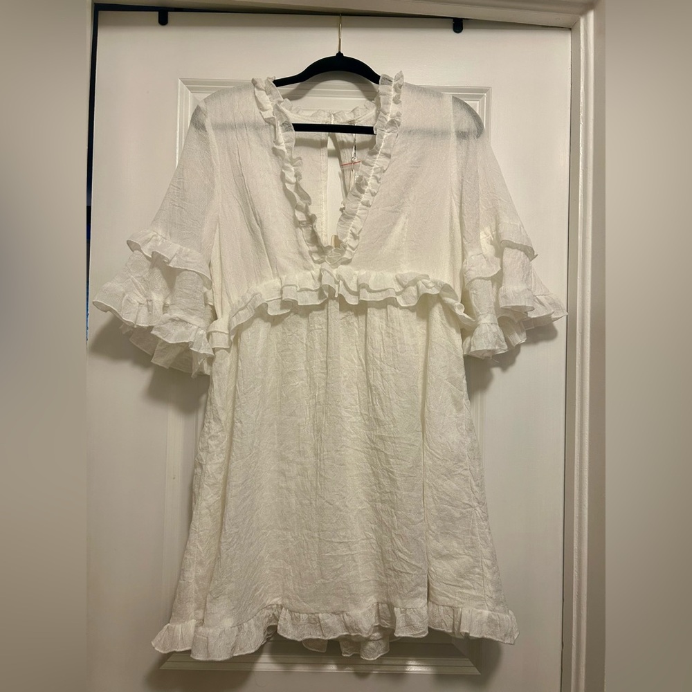 White Bohemian Dress - Indikah by Angel Biba